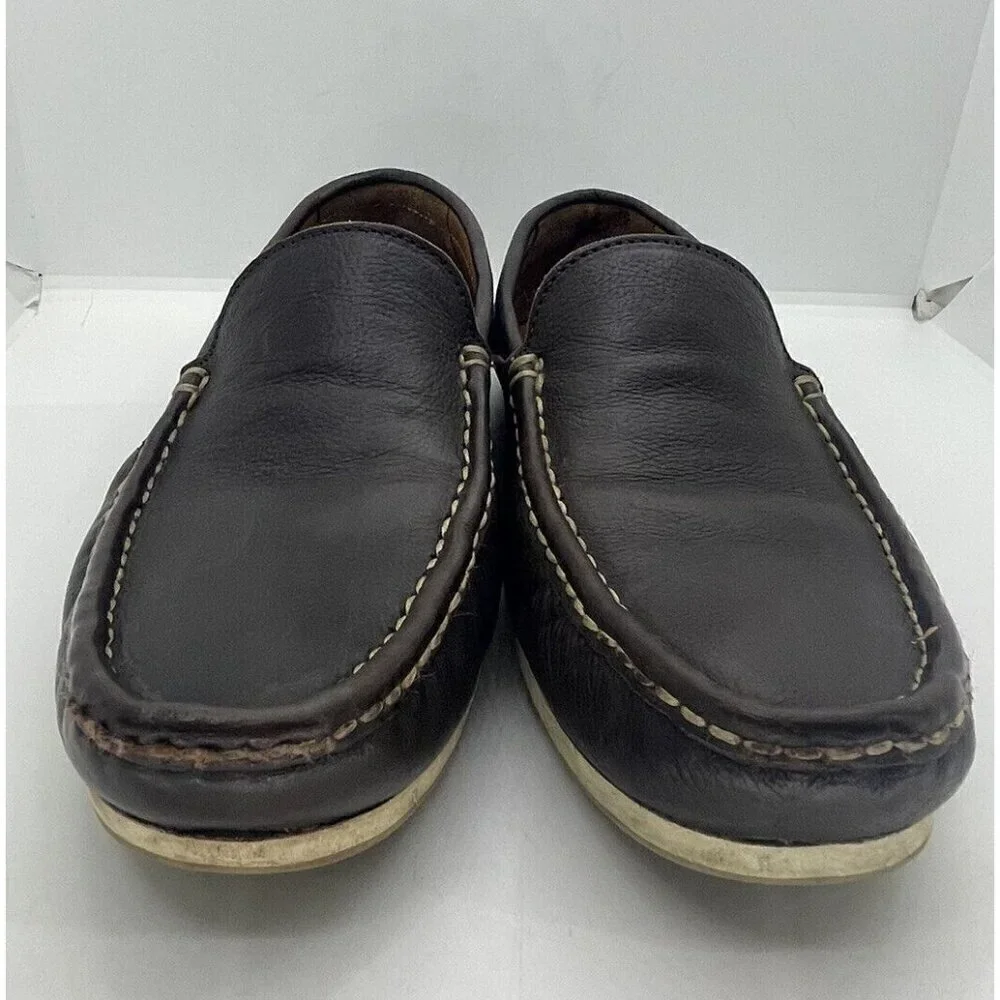 Allen Edmonds Driving Loafer Dark Brown Leather Men's Sz 8 D 60412 Casual Shoes